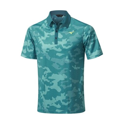 Camisa Polo Mizuno Camo Shirt Hombre Verdes Oscuro - Chile M529DNSXQZ